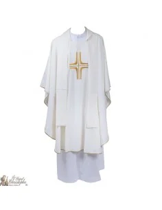 Chasuble pour prêtre avec étole brodée