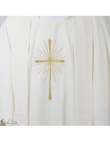 Chasuble pour prêtre avec étole brodée