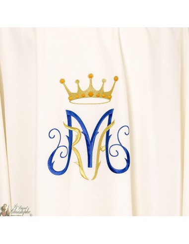 Casula per sacerdote con stola ricamata