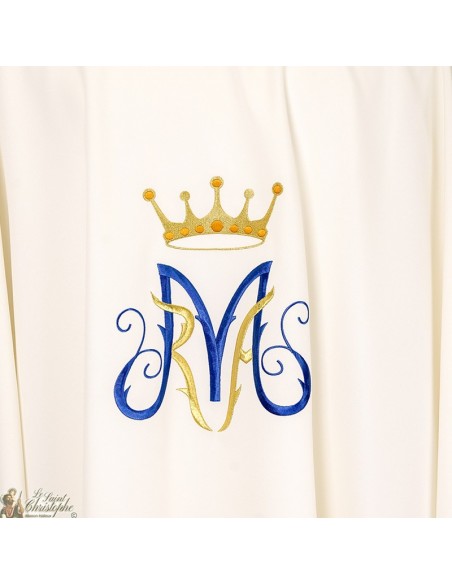 Chasuble for priest with embroidered stole