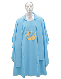 Chasuble for priest with embroidered stole