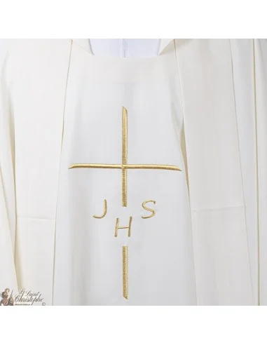 Knapperig voor priester met geborduurde stola