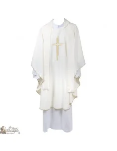 Kasel für Priester mit gestickter Stola