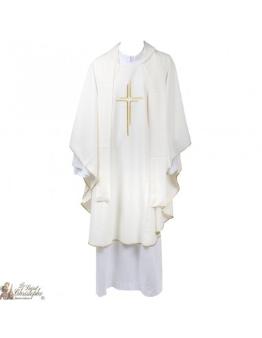 Kasel für Priester mit gestickter Stola