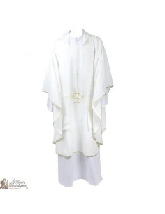 Chasuble pour prêtre avec étole brodée