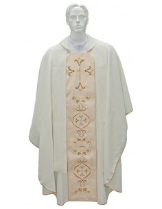 Chasuble for priest with embroidered stole