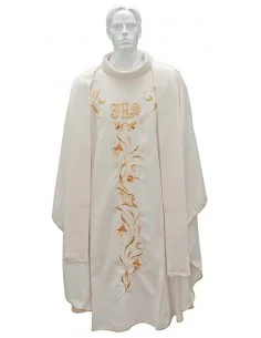 Kasel für Priester mit gestickter Stola