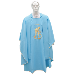 Chasuble pour prêtre avec étole brodée