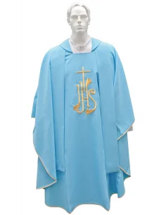 Chasuble pour prêtre avec étole brodée