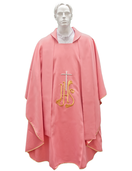 Chasuble pour prêtre avec étole brodée