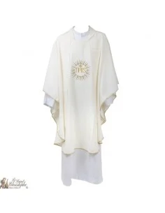 Chasuble for priest with embroidered stole