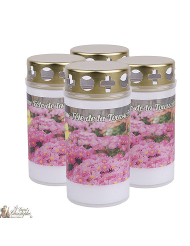 Candle cemetery 4 pieces