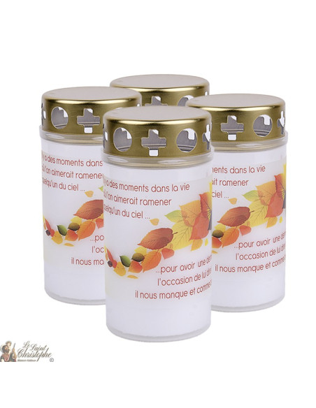 Bougie d'extérieur  - 4 pièces