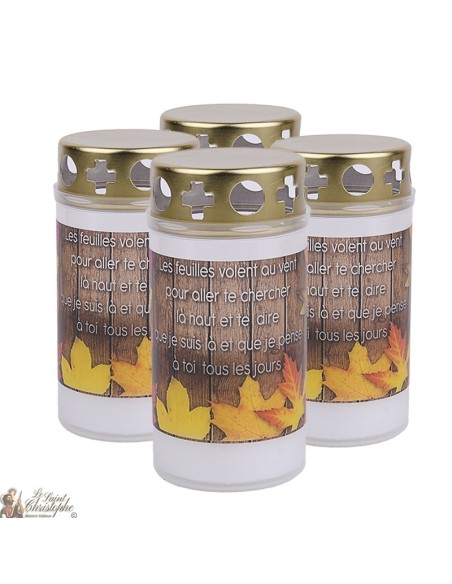 Bougie d'extérieur  - 4 pièces