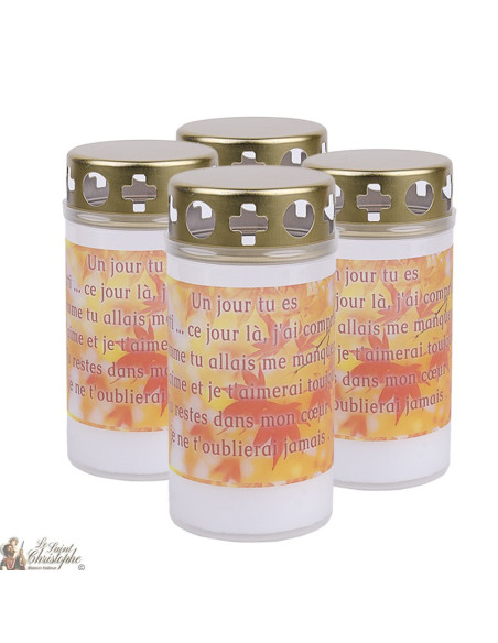 Bougie d'extérieur  - 4 pièces