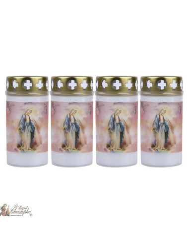 Candle cemetery 4 pieces