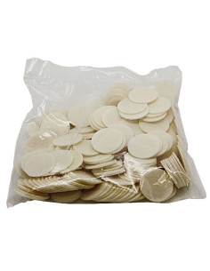 Barquillos blancos 3 cm paquete de 250 piezas