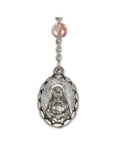 Rosary of 7 pains blue