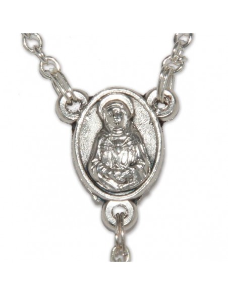 Chapelet des 7 douleurs bleue