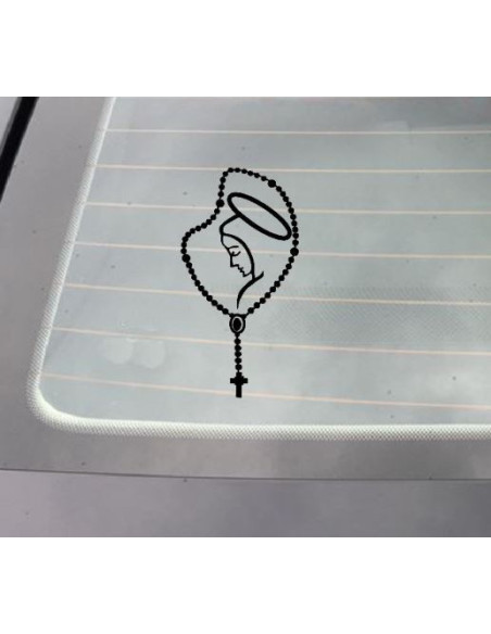 Aufkleber Rosenkranz der Jungfrau Maria