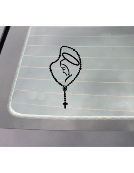 Stickers rozenkrans van de Maagd Maria