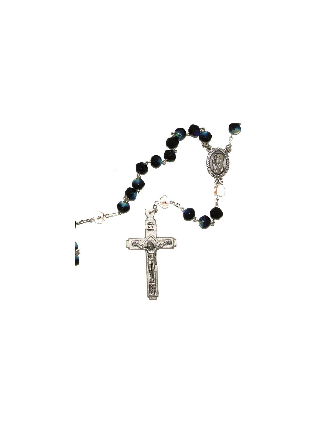rosario-religioso-cuentas-azules-facetadas-negras