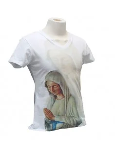 Banneux Maagdelijk V nek T-shirt