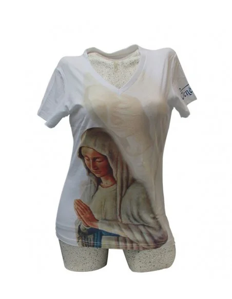 Camiseta cuello Banneux Virgin V