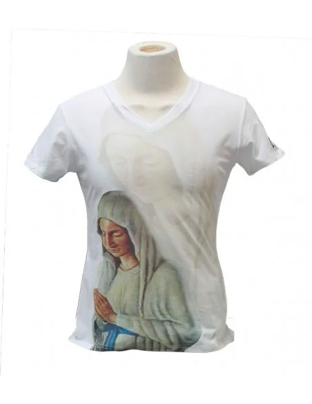 T-shirt de la Vierge de Banneux col V