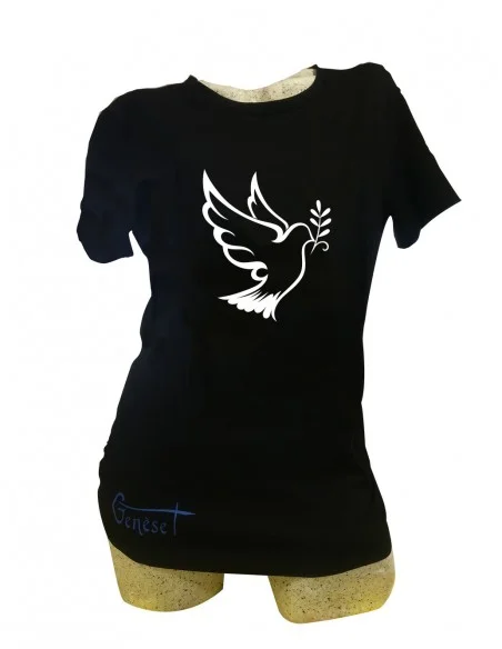 Blauwe vredesduif T-shirt