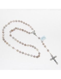 Rosary Agate blue - silver 925