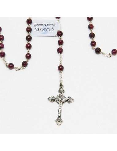 Rosary Agate blue - silver 925