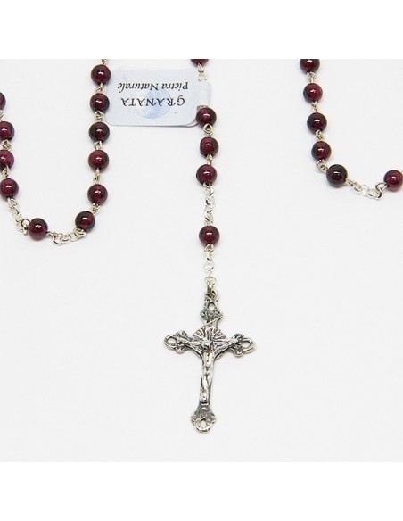 Rosary Agate blue - silver 925