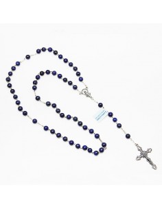 Rosario Lapislázuli - plata 925