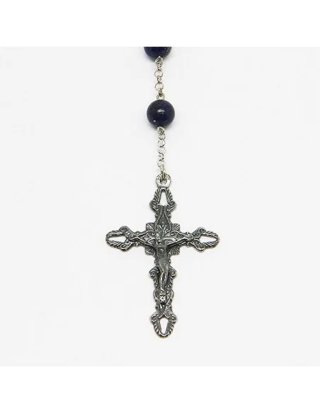 Rosario Lapislázuli - plata 925