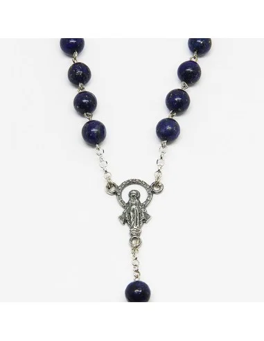 Chapelet Lapis Lazuli -  argent 925