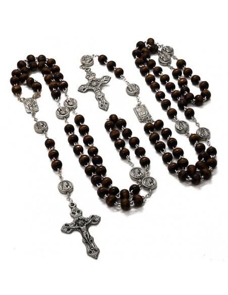 Rosary appearance Heavy black wood