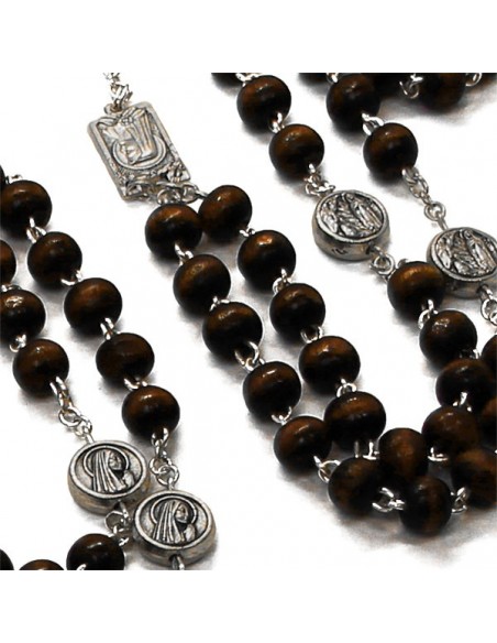Rosary appearance Heavy black wood