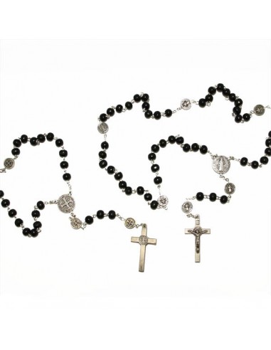 Rozenkrans Saint Benedictus zwart hout