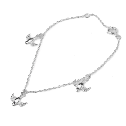 Pulsera palomas - plata 925