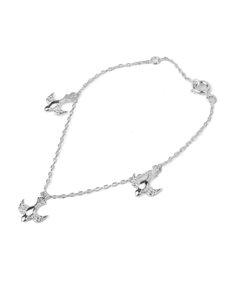 Armband duiven - zilver 925