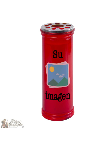 Aanpasbare votief rode kaars