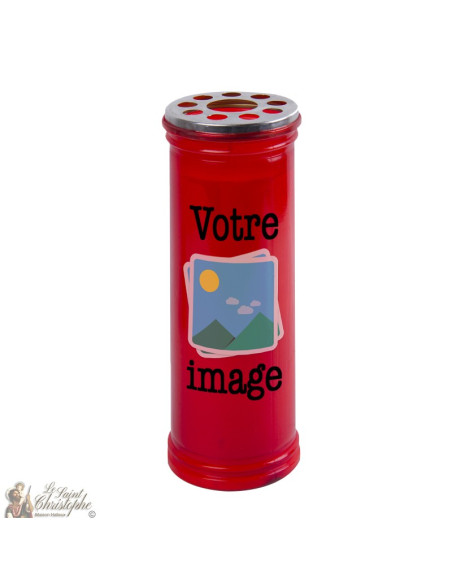 Aanpasbare votief rode kaars