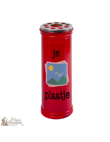 Aanpasbare votief rode kaars