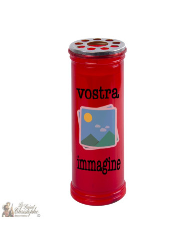 Aanpasbare votief rode kaars