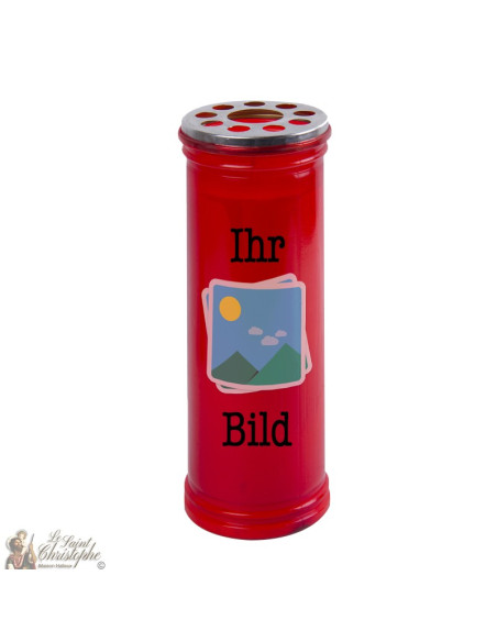 Aanpasbare votief rode kaars