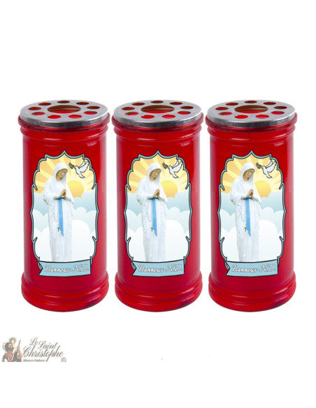 Aanpasbare votief rode kaars