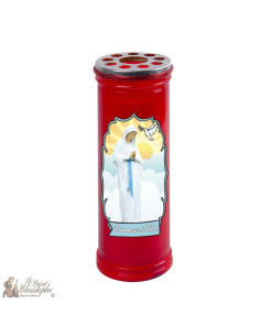 Bougie rouge votive personnalisable