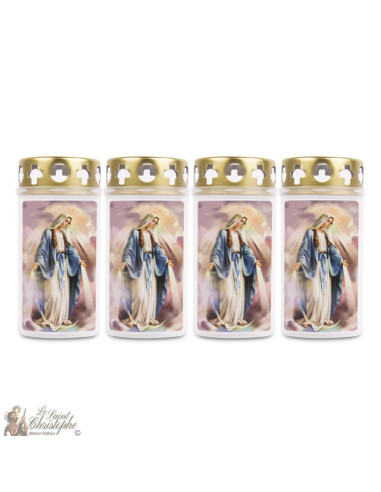 Candle cemetery to the Miraculous Virgin - 4 pieces