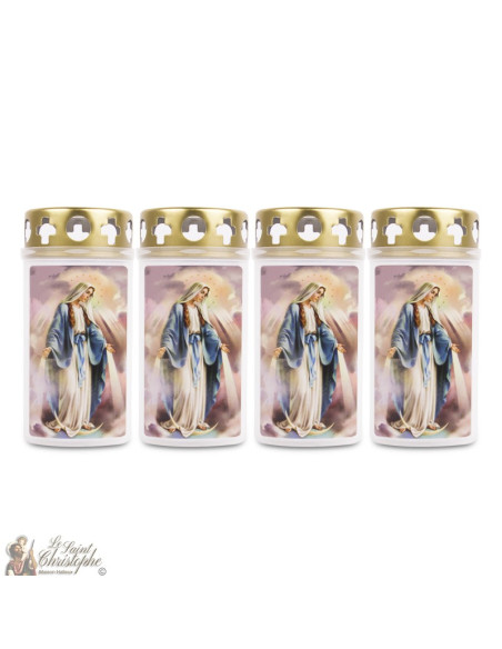 Candle cemetery to the Miraculous Virgin - 4 pieces